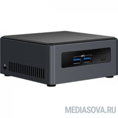  Intel NUC BLKNUC7i3DNH2E, i3 7100U, 2xDDR4, 4xUSB3.0, 1x2.5HDD, 2x m.2 SSD+Wifi, GBL, WiFi+BT, noCR, Black,VESA, powercord EU, IR-port, Kensington Lock