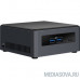  Intel NUC BLKNUC7i3DNH2E, i3 7100U, 2xDDR4, 4xUSB3.0, 1x2.5HDD, 2x m.2 SSD+Wifi, GBL, WiFi+BT, noCR, Black,VESA, powercord EU, IR-port, Kensington Lock