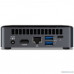  Intel NUC BXNUC10I7FNK2, Core i7-10710U, 4.7 GHz Turbo, DDR4-2666 SODIMM (up to 64Gb max), VGA Intel UHD Graphics (USB-C(DP1.2)+HDMI 2.0a), 4xUSB3.1, 1x m.2 SSD, GBL, WiFi+BT, SDXC slot, Black,VESA