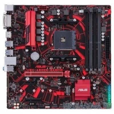 Материнская плата ASUS EX-A320M-GAMING [90MB0VG0-M0EAYM]  PCI-E DVI+HDMI GbLAN SATA MicroATX 4DDR4