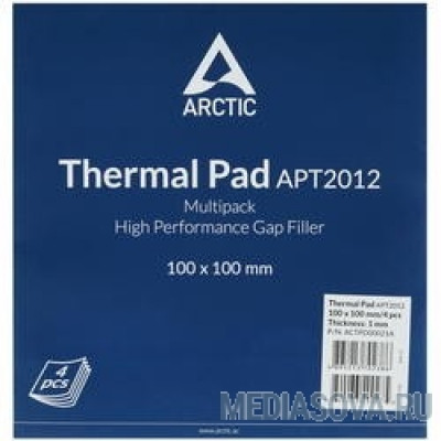  Термопрокладка Thermal pad Basic 100x100 mm/ t:1.0 Pack of 4 (ACTPD00021A)