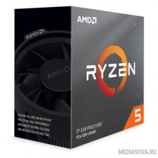 CPU AMD Ryzen 5 3600X BOX 3.8GHz up to 4.4GHz/6x512Kb+32Mb, 6C/12T, Matisse, 7nm, 95W, unlocked, AM4