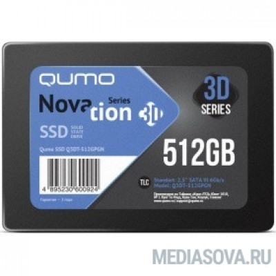 QUMO SSD 512GB QM Novation Q3DT-512GPGN OEM SATA3.0