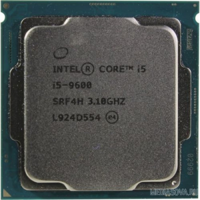  Процессор CPU Intel Core i5-9600 Coffee Lake OEM 3.1Ггц, 9МБ, Socket 1151