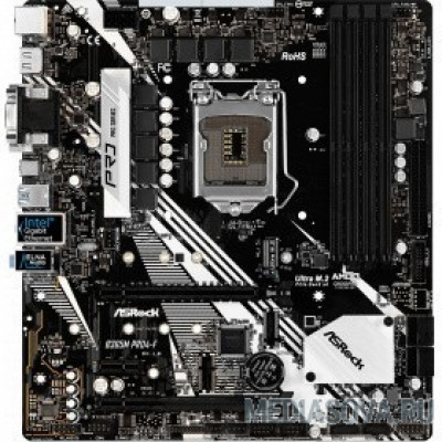 Материнская плата Плата материнская Asrock Asrock B365M PRO4-F, LGA1151, Intel B365, mATX, BOX