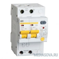 Iek MAD12-2-016-B-030 Диф.автомат АД12М 2Р B16  30мА ИЭК