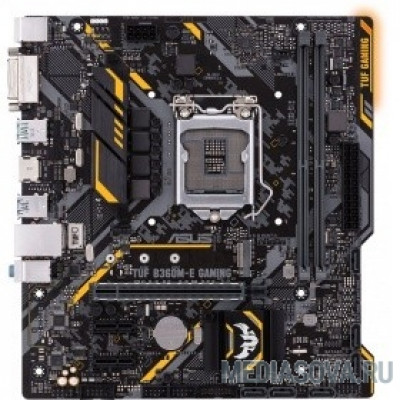 Материнская плата ASUS TUF B360M-E GAMING RTL S1151, B360, 2DDR4, PCI-E DVI+HDMI GbLAN SATA  MicroATX 