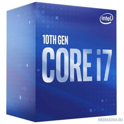  Процессор CPU Intel Core i7-10700 Comet Lake BOX (2.9GHz, 16MB, LGA1200)