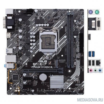 Материнская плата Материнская плата Asus PRIME H410M-E Soc-1200 Intel H410 2xDDR4 mATX AC`97 8ch(7.1) GbLAN+VGA+HDMI