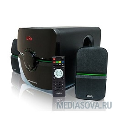  Dialog Progressive AP-203 BLACK 2.1, 18W+2*10W RMS, USB+SD reade