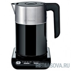 BOSCH TWK8613P Чайник, 2400Вт, черно-серебристый, терморегулятор