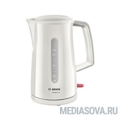 BOSCH TWK3A011 Чайник, белый, 2400Вт, 1,7 л
