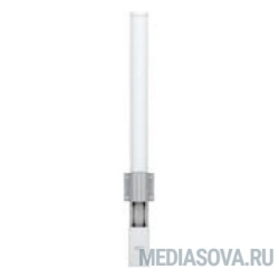  UBIQUITI AMO-2G10 внешняя всенаправленная MIMO 2x2, 10 дБ, 2,35-2,55 ГГц, 360°x12°, 2* RP-SMA (волны вертикальные/горизонтальные)