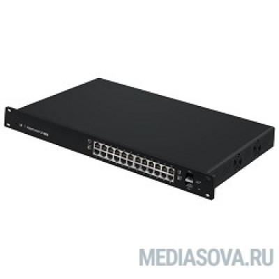  UBIQUITI ES-24-500W 24 портовый коммутатор с раздачей 24 В или 48 В на всех портах, 500Вт