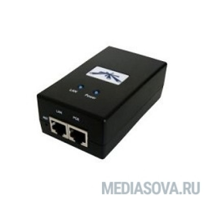 UBIQUITI POE-24-12W-G (Black) Блок питания с PoE, 220 VAC -> 24 VDC, 0.5А