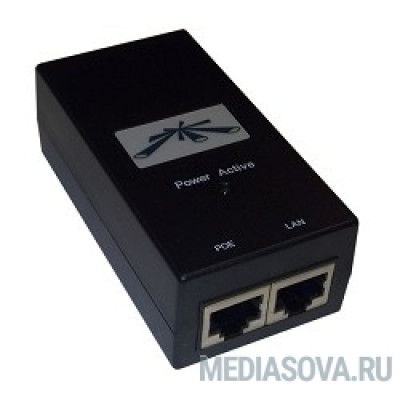  UBIQUITI POE-24-24W Блок питания с PoE, 220 VAC -> 24 VDC, 1А