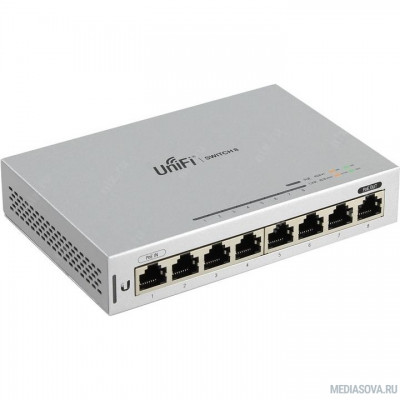  UBIQUITI US-8 UniFi Switch 8 Коммутатор 8х Gigabit RJ45, 802.3af/at