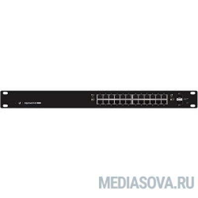  UBIQUITI ES-24-250W 24 портовый коммутатор с раздачей 24 В или 48 В на всех портах, 250Вт