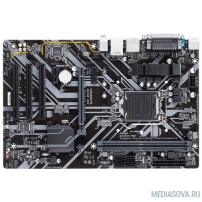 Материнская плата Gigabyte H310 D3 2.0 RTL S1151, H310, PCI-E Dsub+HDMI, GbLAN SATA ATX, 2DDR4