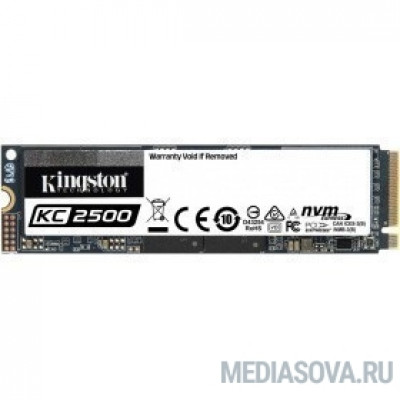  Накопитель SSD Kingston PCI-E NVMe M.2 250Gb SKC2500M8/250G KC2500 2280 (SKC2500M8/250G)