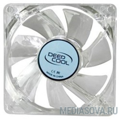  Case fan Deepcool XFAN 80L/B 80x80x25, 3 pin, 20dB, 1800rpm, 60g, blue LED