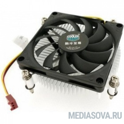  Cooler Master for Intel  H115 (DP6-8D1SA-B1)  Intel 115*, W, Al, 3pin, Ultra low profile
