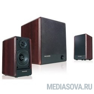  MICROLAB FC330 Дерево 2.1, 2 колонки с внешним усилителем + сабвуфер, 56 Вт RMS 