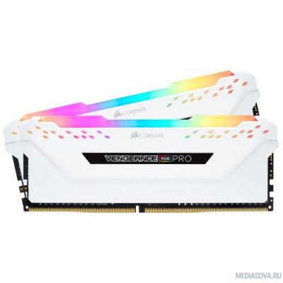 Оперативная память  Corsair DDR4 DIMM 16GB Kit 2x8Gb CMW16GX4M2C3000C15W PC4-24000, 3000MHz, CL15