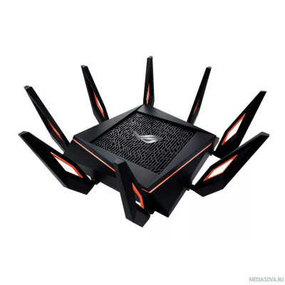  ASUS GT-AX11000 Tri-band WiFi 6(802.11ax) Gaming Router –World's first 10 Gigabit Wi-Fi router with a quad-core processor, 2.5G gaming port, DFS band, wtfast, Adaptive QoS, AiMesh for mesh wifi system