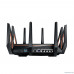  ASUS GT-AX11000 Tri-band WiFi 6(802.11ax) Gaming Router –World's first 10 Gigabit Wi-Fi router with a quad-core processor, 2.5G gaming port, DFS band, wtfast, Adaptive QoS, AiMesh for mesh wifi system