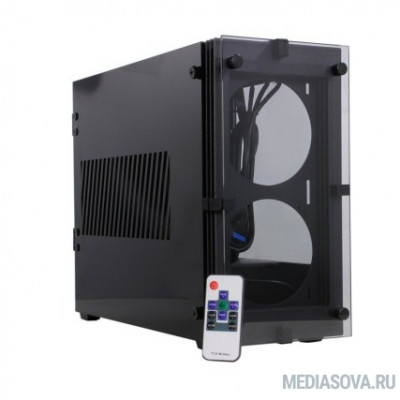  GameMax [Stratos ITX] без БП (Черн., Mini-ITX, зак.стекло,USB3.0, 2*120 вент+пульт)