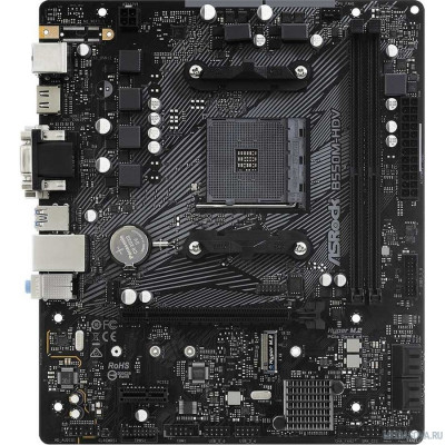 Материнская плата Материнская плата Asrock B550M-HDV Soc-AM4 AMD B550 2xDDR4 mATX AC`97 8ch(7.1) GbLAN RAID+VGA+DVI+HDMI