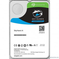 12TB Seagate SkyHawk (ST12000VE0008) SATA 6 Гбит/с, 7200 rpm, 256 mb buffer, для видеонаблюдения