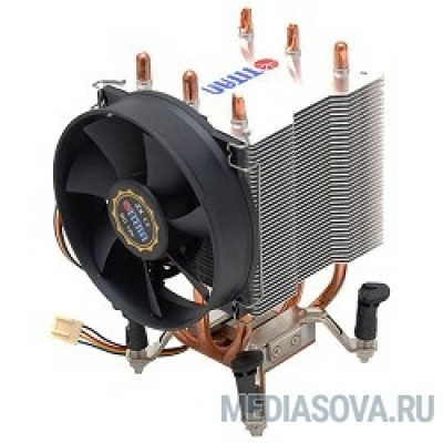  Cooler Titan (TTC-NK35TZ/RPW(KU)) для s775/K8/1366/1156 , 2600 rpm, аллюминий+медь+6 теплотрубок