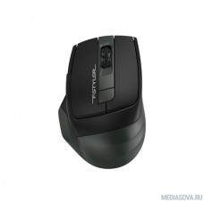 Мышь A4 Fstyler FB35 зеленый/черный оптическая (2000dpi) беспроводная BT/Radio USB (6but) 1379899