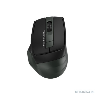  Мышь A4 Fstyler FB35 зеленый/черный оптическая (2000dpi) беспроводная BT/Radio USB (6but) 1379899