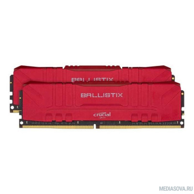 Оперативная память  Crucial DDR4 DIMM 16GB Kit 2x8Gb BL2K8G26C16U4R PC4-21300, 2666MHz, CL16, Ballistix RGB