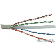 Exegate EX186134RUS Кабель UTP 4 пары кат.6 Exegate CCA, 23AWG, 305м pullbox, серый