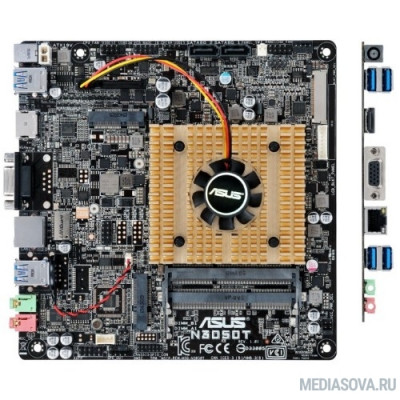 Материнская плата ASUS N3050T RTL Dsub+HDMI GbLAN SATA Mini-ITX 2DDR3 SODIMM