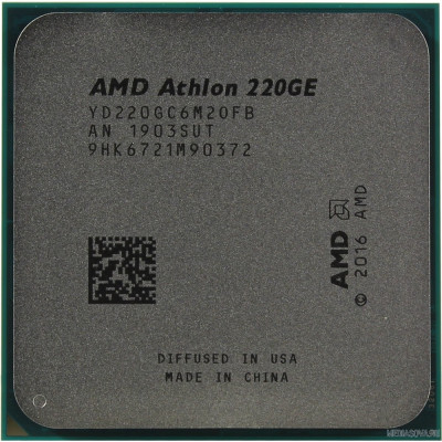  Процессор CPU AMD Athlon 220GE OEM 3.4GHz/100MHz/Radeon Vega 3