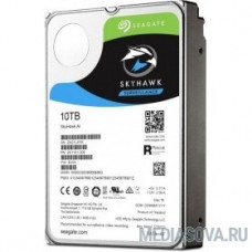 10TB Seagate SkyHawk (ST10000VE0008) SATA 6 Гбит/с, 7200 rpm, 256 mb buffer, для видеонаблюдения