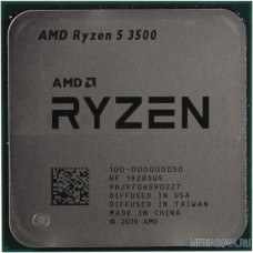 CPU AMD Ryzen 5 3500 OEM 3.6GHz up to 4.1GHz/6x512Kb+32Mb, 6C/6T, Matisse, 7nm, 65W, unlocked, AM4