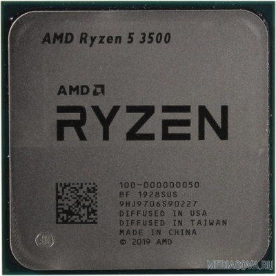  Процессор CPU AMD Ryzen 5 3500 OEM 3.6GHz up to 4.1GHz/6x512Kb+32Mb, 6C/6T, Matisse, 7nm, 65W, unlocked, AM4