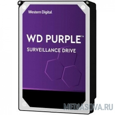 Жесткий диск Накопитель на жестком магнитном диске WD Жесткий диск WD Purple WD102PURZ 10ТБ 3,5
