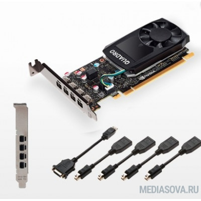 Видеокарта VGA PNY Quadro P620 V2, 2GB GDDR5/128 bit, 4xMini DisplayPort, 1xPCI Express 3.0, 4 xminiDisplayPort - DisplayPort