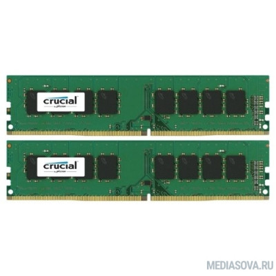 Оперативная память  Crucial DDR4 DIMM 16GB Kit 2x8Gb CT2K8G4DFS824A PC4-19200, 2400MHz, CL17