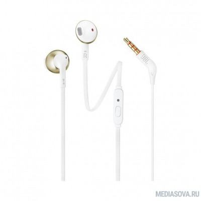  JBL T205 CGD 1.2м Шампань проводные