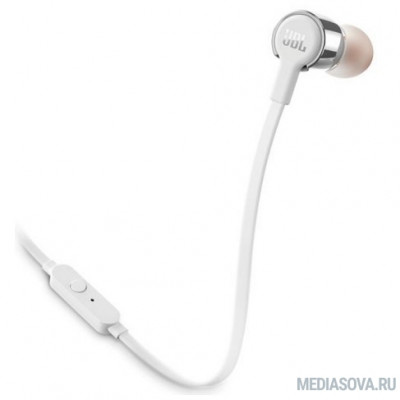  Наушники JBL Гарнитура T210, 16 Ом, 98 dB, серый [JBLT210GRY]