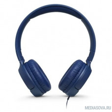 Наушники JBL Наушники накладные Т500, 32 Ом, синий [JBLT500BLU]