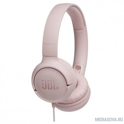  Гарнитура накладные JBL T500 1.187м белый проводные (оголовье) [JBLT500WHT]